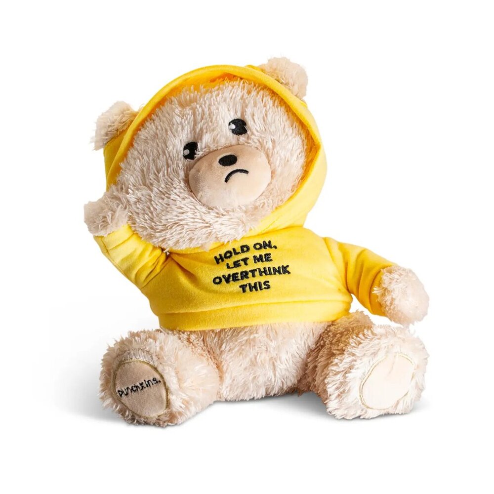PUNCHKINS  "Let me Overthink This"Teddy Bear Plush